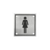 Toilet Sign Plate Stainless Steel Etching Sign Wc Sign Sp002