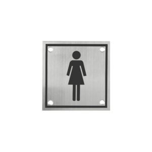 Toilet Sign Plate Stainless Steel Etching Sign Wc Sign Sp002