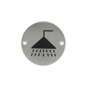 Stainless Steel Shower Room Sign Plate Sp017