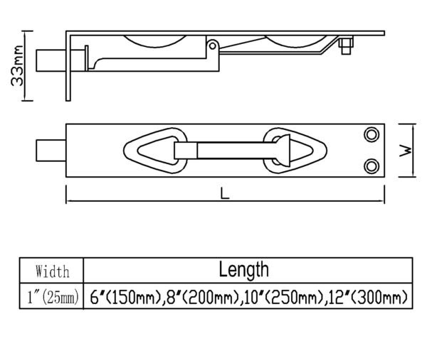 Door Bolt Db 03