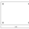 Stainless Steel Fire Door Closed Sign Plate Sp025