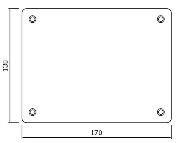 Stainless Steel Fire Door Closed Sign Plate Sp025