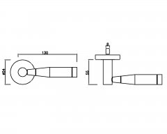 Stainless Steel Door Handle Hc 118