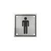 Toilet Sign Plate Stainless Steel Etching Sign Wc Sign Sp001