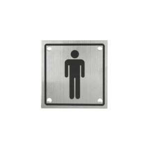 Toilet Sign Plate Stainless Steel Etching Sign Wc Sign Sp001