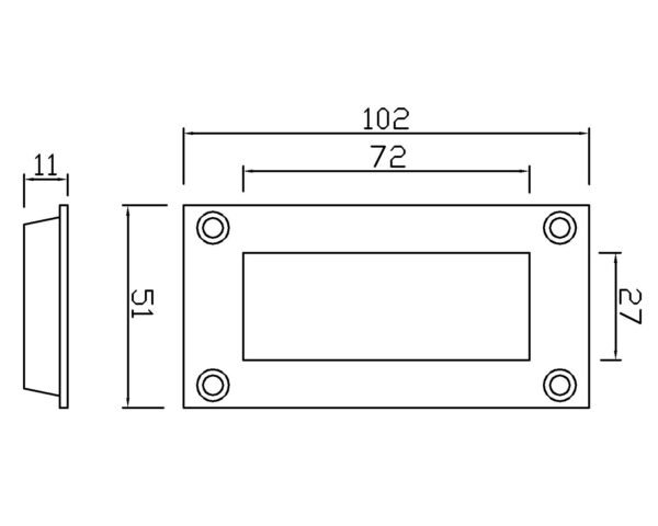 Fp 06 Stainless Steel Cavity Handle Hidden Handle Basement Cover