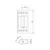 304 Stainless Steel Pocket Conceal Hinge