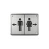 Toilet Sign Plate Stainless Steel Etching Sign