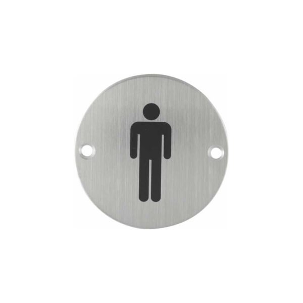 Toilet Sign Plate Stainless Steel Etching Sign Wc Sign Sp011